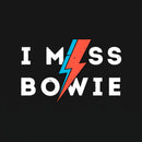 I Miss Bowie Geeky Washed Shorts