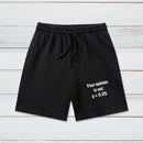 Your Opinion is Not P<0.05 Geeky Washed Shorts