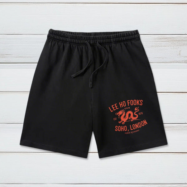 Lee Ho Fooks Vintage Resto Geeky Washed Shorts