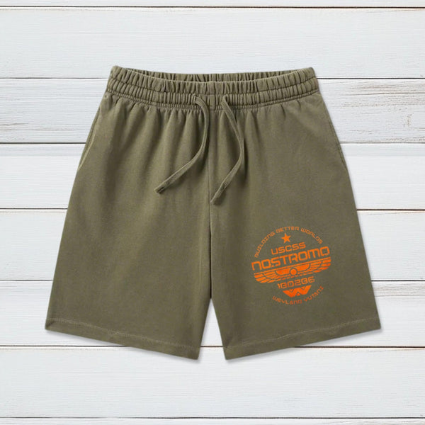 USCSS Nostromo Geeky Washed Shorts