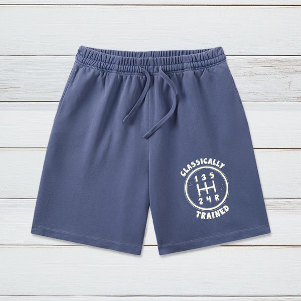 Classically Trained Geeky Washed Shorts