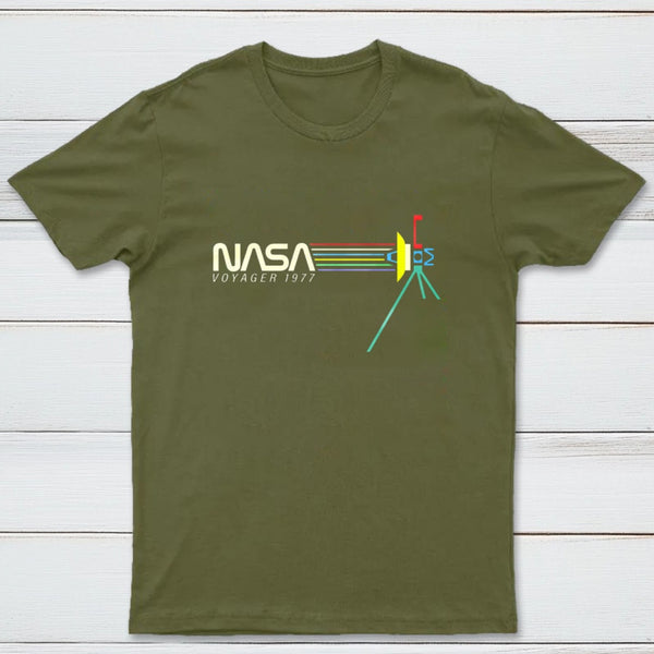 Retro Nasa Voyager Spacecraft T-shirt