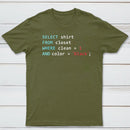 Programmer Database T-Shirt