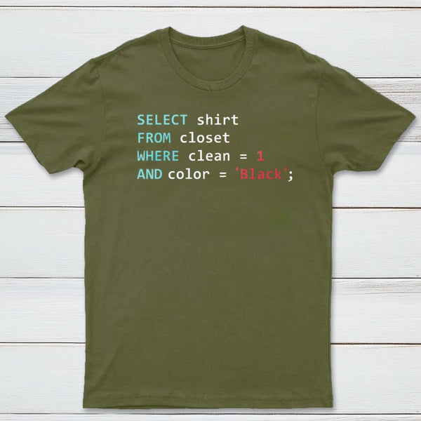 Programmer Database T-Shirt