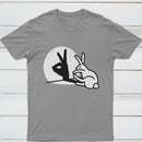 Funny Rabbit Hand Shadow Puppets Bunny Figure Pop Art T-Shirt