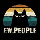 Ew People Funny Cat InkeStyle T-Shirt