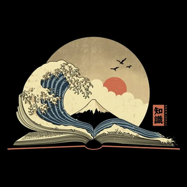 The Great Wave of Knowledge InkeStyle T-Shirt