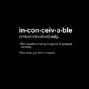 Inconceivable Definition Geek T-Shirt