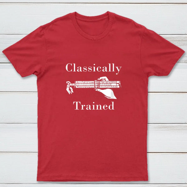 Slide Rule Classically Trained Geek T-Shirt