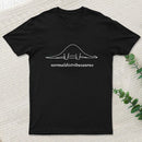Normal Distribution Dinosaur Geek T-Shirt