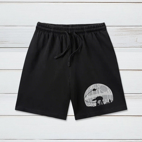 Death Star Geeky Washed Shorts