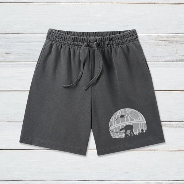 Death Star Geeky Washed Shorts
