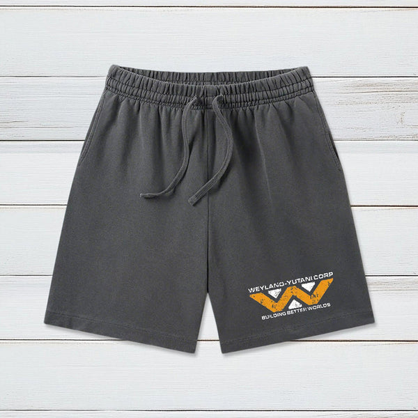 Weyland Yutani Corp Geeky Washed Shorts