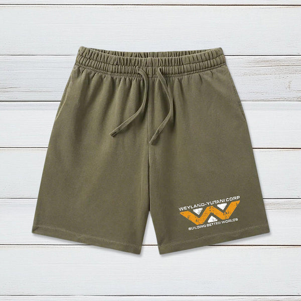Weyland Yutani Corp Geeky Washed Shorts