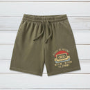 Please Be Patient with Me Im from the 1900s Geeky Washed Shorts