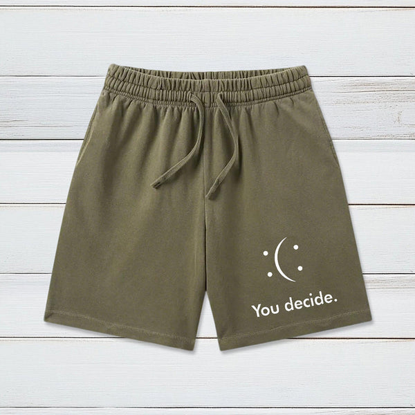 You Decide Geeky Washed Shorts