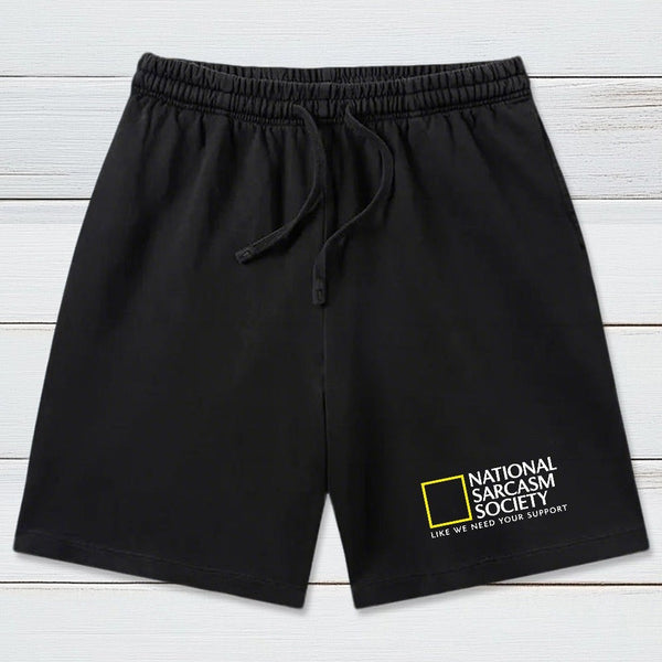 National Sarcasm Society InkeStyle Washed Shorts