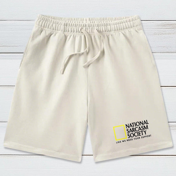 National Sarcasm Society InkeStyle Washed Shorts