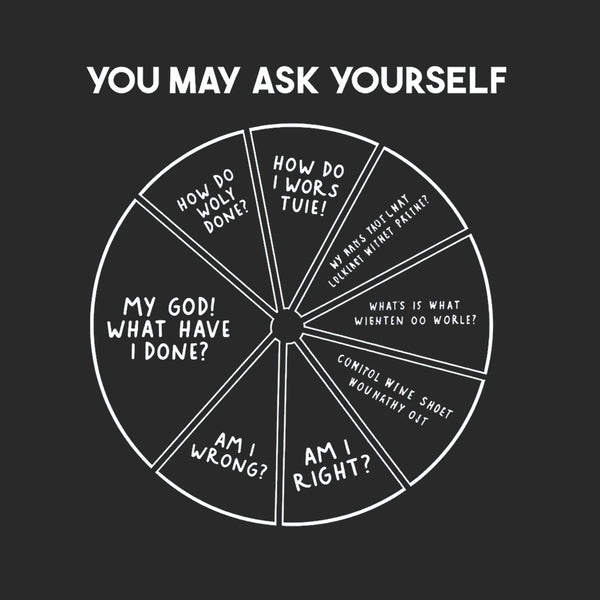 You May Ask Yourself InkeStyle Washed Shorts