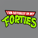 I Am Actually In My Forties InkeStyle Washed Shorts