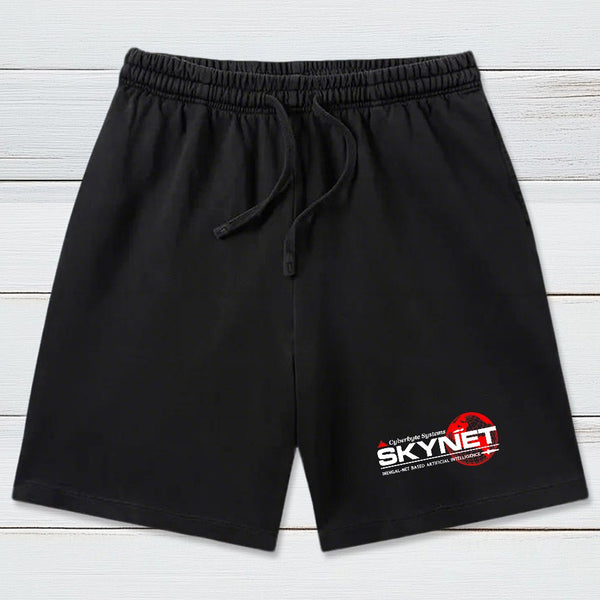 Cyberdyne Systems Skynet Geeky Washed Shorts