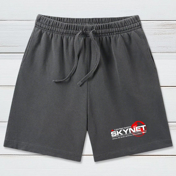 Cyberdyne Systems Skynet Geeky Washed Shorts