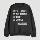 Intelligence Stephen Hawking Science Nerd Sweatshirt