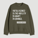 Intelligence Stephen Hawking Science Nerd Sweatshirt