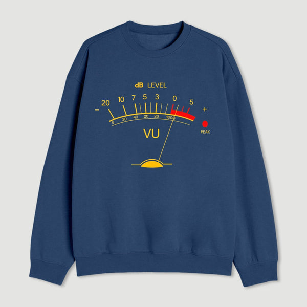 Volume Vu Meter Vintage Sweatshirt