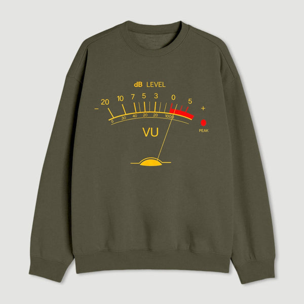 Volume Vu Meter Vintage Sweatshirt