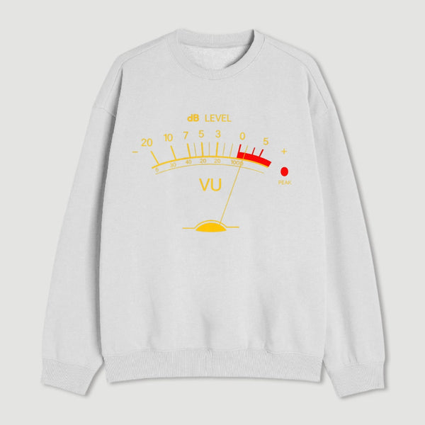 Volume Vu Meter Vintage Sweatshirt