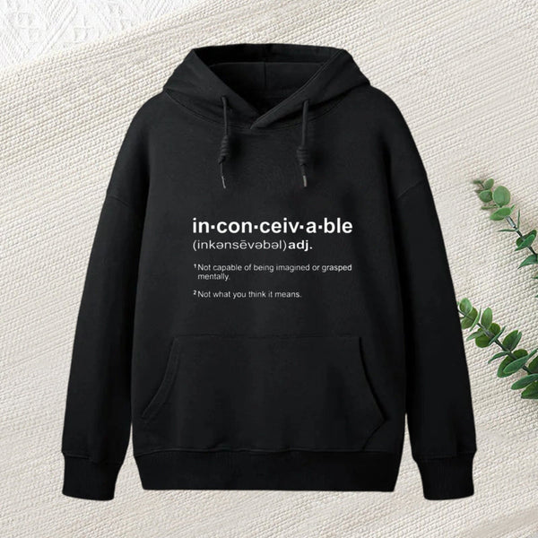 Inconceivable Definition Inkestyle Hoodie