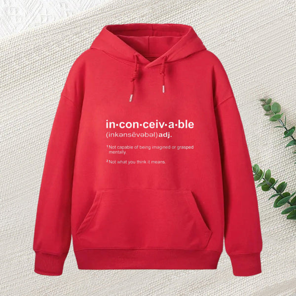 Inconceivable Definition Inkestyle Hoodie