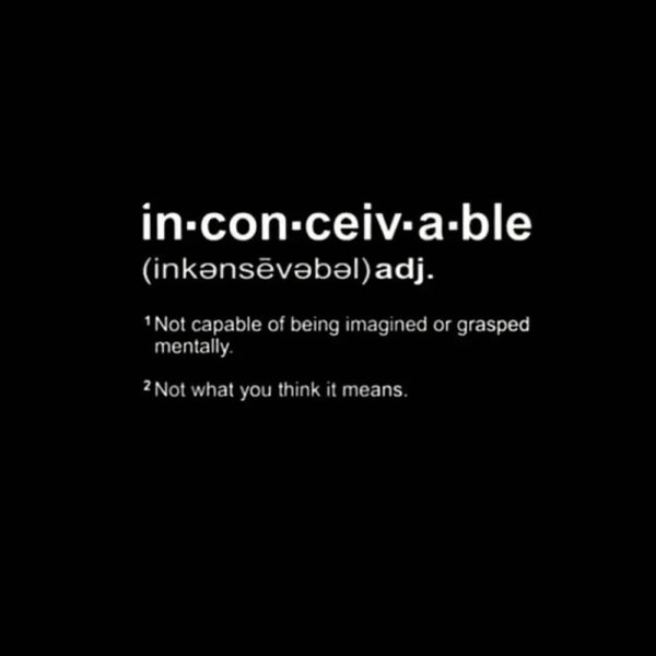 Inconceivable Definition Inkestyle Hoodie