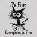 I'M Fine Inkestyle Hoodie