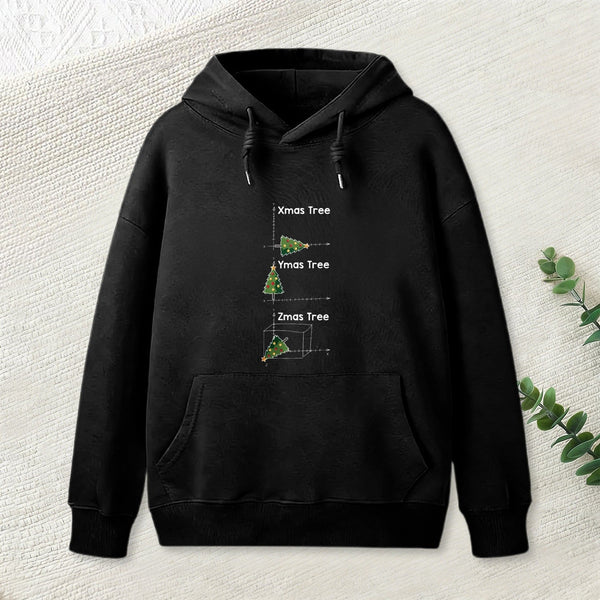 Math Christmas Tree Inkestyle Hoodie