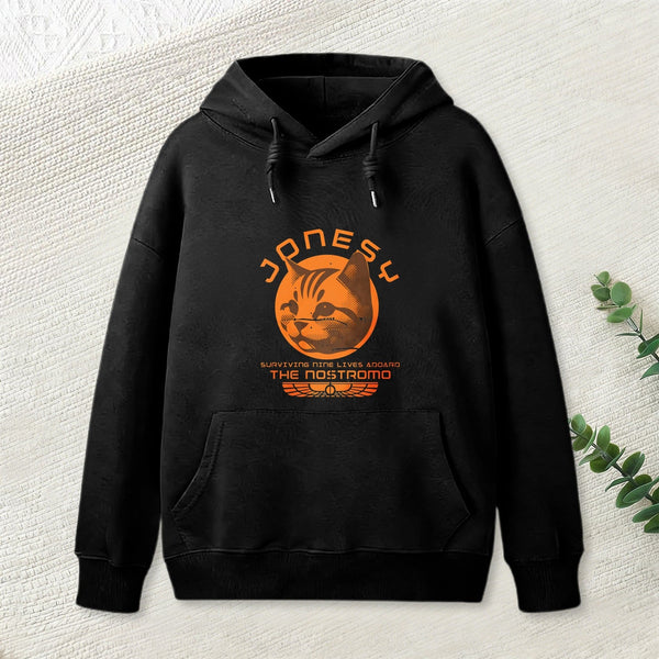Jonesy Surviving Nine Lives Aboard The Nostromo Inkestyle Hoodie