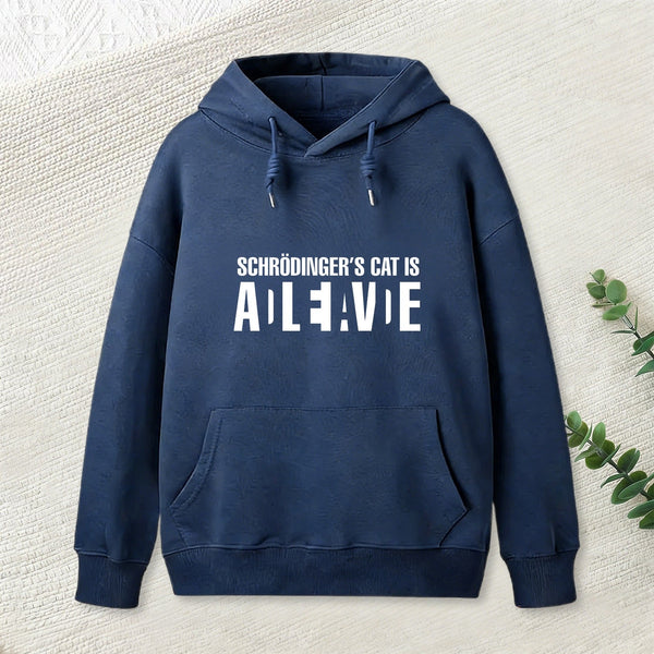 Schrodinger'S Cat Adleiavde Inkestyle Hoodie