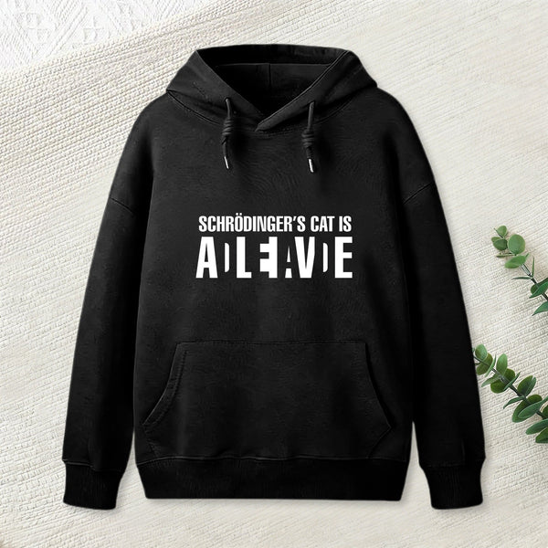 Schrodinger'S Cat Adleiavde Inkestyle Hoodie