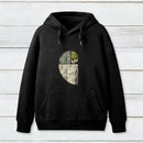 Distressed Fibonacci Spiral Geek Graphic Inkestyle Hoodie