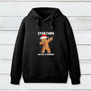 Gingerbread Dabbing Dance Christmas Inkestyle Hoodie
