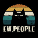 Ew People Funny Cat Inkestyle Hoodie