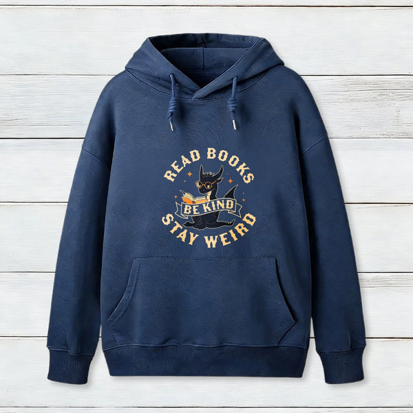 Read Books Be Kind Stay Weird Inkestyle Hoodie