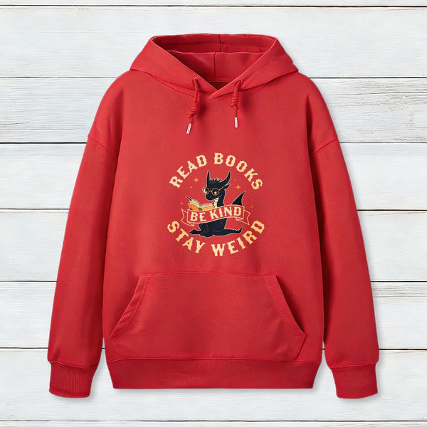 Read Books Be Kind Stay Weird Inkestyle Hoodie