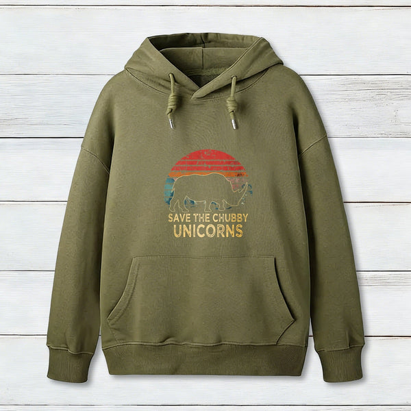Save The Chubby Unicorns Inkestyle Hoodie