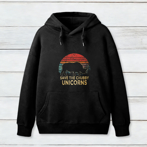 Save The Chubby Unicorns Inkestyle Hoodie