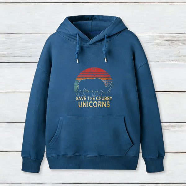 Save The Chubby Unicorns Inkestyle Hoodie