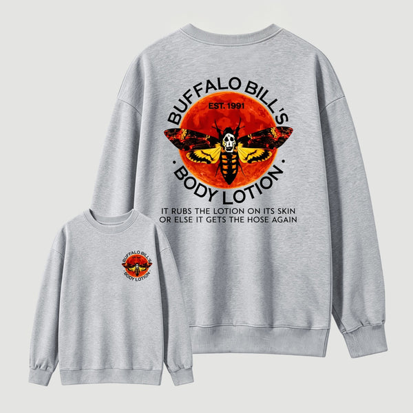 Horror Movie Print Unisex Halloween Retro Sweatshirt