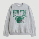 Vintage Football Hometown Team Print Sweatshirt