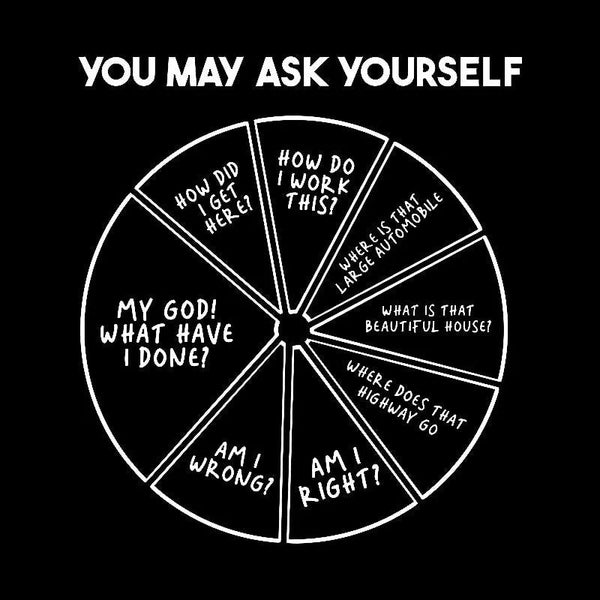 You May Ask Yourself Geek T-Shirt